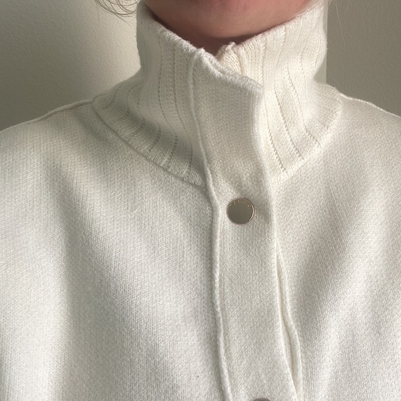 New Elie Tahari white High Neck Blazer, jacket, coat - Picture 6 of 14